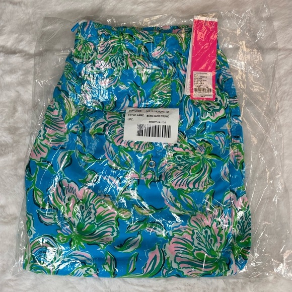 Lilly Pulitzer Mens Capri Swim Trunks - Picture 4 of 5